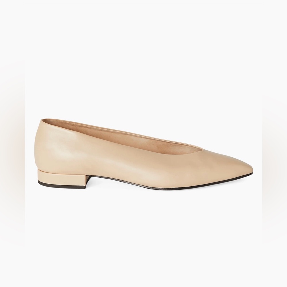 Loro Piana Rebecca Ballet Flat Womens EU 40 Leather Pointed Italy